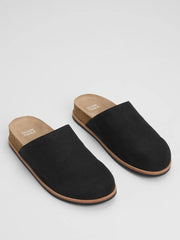 Eileen Fisher Shoes | Bios Tumbled Nubuck Mule Black/natural - Women