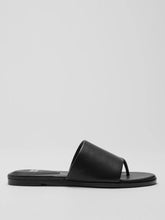 Eileen Fisher Shoes | Edge Leather Slide Sandal Black - Women