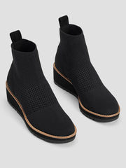 Eileen Fisher Shoes | London Recycled Stretch Knit Bootie Black - Women