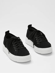 Eileen Fisher Shoes | Peris Recycled Stretch Knit Wedge Sneaker Black - Women