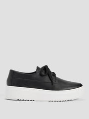 Eileen Fisher Shoes | Prop Leather Sneaker Black - Women