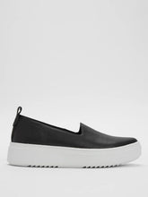 Eileen Fisher Shoes | Prosper Platform Sneaker In Leather Black - Women