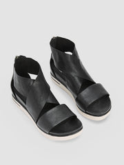 Eileen Fisher Shoes | Sport Tumbled Leather Sneaker Sandal Black - Women