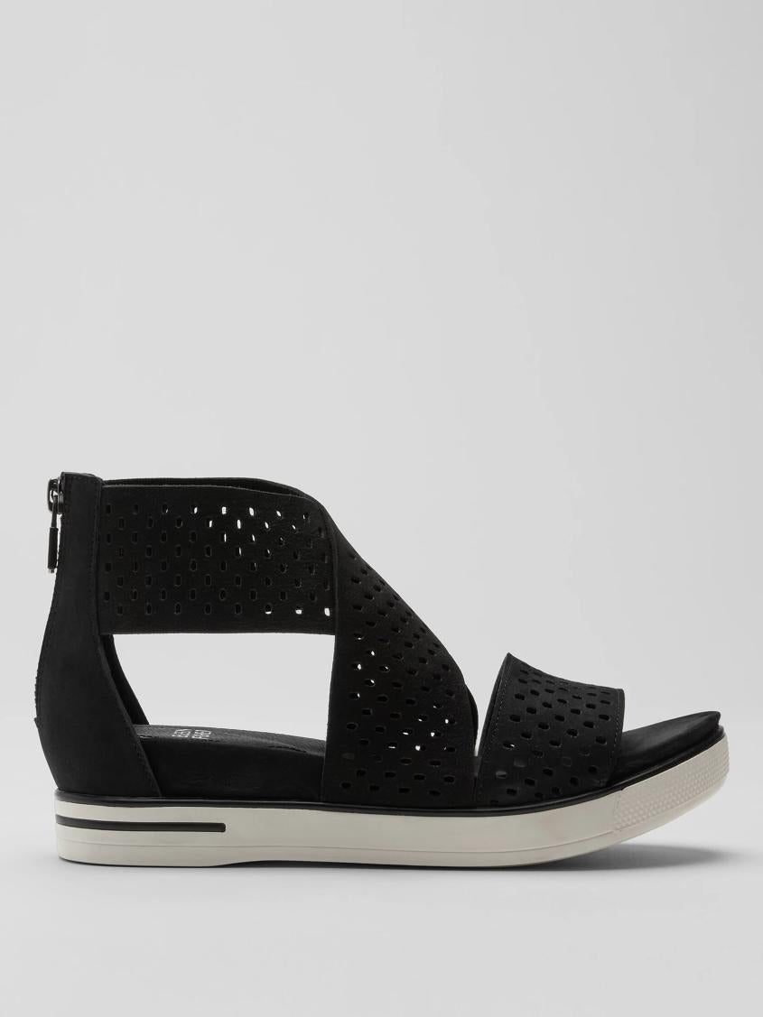Eileen Fisher Shoes | Sport Tumbled Nubuck Sneaker Sandal Black - Women