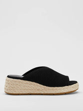 Eileen Fisher Shoes | Tali Recycled Stretch Knit Espadrille Wedge Sandal Black - Women