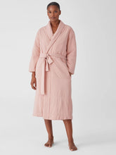 Eileen Fisher Sleepwear | Organic Cotton Cozy Interlock Quilted Robe Powder - Women