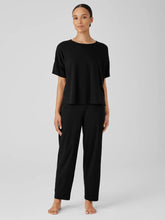 Eileen Fisher Sleepwear | Organic Cotton Interlock Lantern Sleep Pant Black - Women