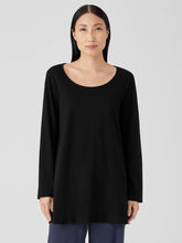Eileen Fisher Sleepwear | Organic Cotton Interlock Long Sleep Top Black - Women