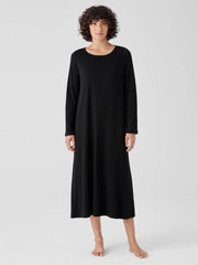Eileen Fisher Sleepwear | Organic Cotton Interlock Sleep Dress Black - Women