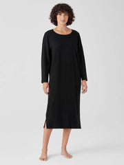 Eileen Fisher Sleepwear | Organic Cotton Interlock Sleep Dress Black - Women