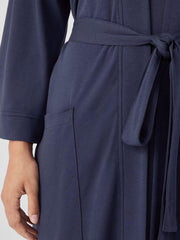 Eileen Fisher Sleepwear | Organic Cotton Interlock Sleep Robe Indigo - Women