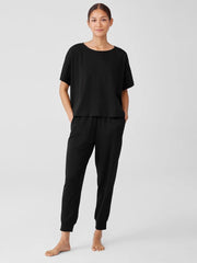 Eileen Fisher Sleepwear | Organic Cotton Interlock Sleep Tee Black - Women