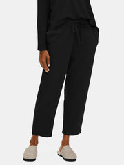 Eileen Fisher Sleepwear | Organic Cotton Interlock Slouchy Sleep Pant Black - Women