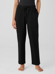 Eileen Fisher Sleepwear | Organic Cotton Interlock Slouchy Sleep Pant Black - Women