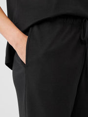 Eileen Fisher Sleepwear | Organic Cotton Interlock Slouchy Sleep Pant Black - Women