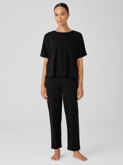 Eileen Fisher Sleepwear | Organic Cotton Interlock Slouchy Sleep Pant Black - Women