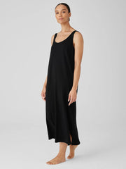 Eileen Fisher Sleepwear | Organic Cotton Interlock Tank Sleep Dress Black - Women