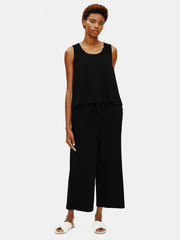 Eileen Fisher Sleepwear | Organic Cotton Interlock U-Neck Sleep Tank Black - Women