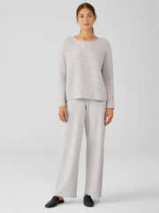 Eileen Fisher Sweaters & Cardigans | Cashmere Silk Bliss Boatneck Top Pearl - Women