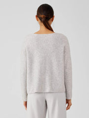 Eileen Fisher Sweaters & Cardigans | Cashmere Silk Bliss Boatneck Top Pearl - Women