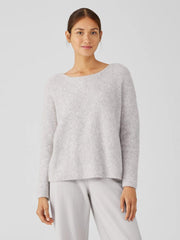 Eileen Fisher Sweaters & Cardigans | Cashmere Silk Bliss Boatneck Top Pearl - Women