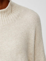 Eileen Fisher Sweaters & Cardigans | Cashmere Silk Bliss Turtleneck Box-Top Maple Oat - Women