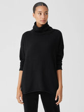 Eileen Fisher Sweaters & Cardigans | Cotton And Recycled Cashmere Turtleneck Top Black - Women