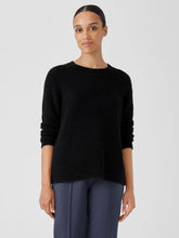 Eileen Fisher Sweaters & Cardigans | Cotton Fluff Crew Neck Long Top Black - Women