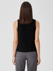 Eileen Fisher Sweaters & Cardigans | Cotton Fluff Crew Neck Top Black - Women