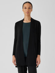 Eileen Fisher Sweaters & Cardigans | Fine Merino Cardigan In Regenerative Wool Black - Women