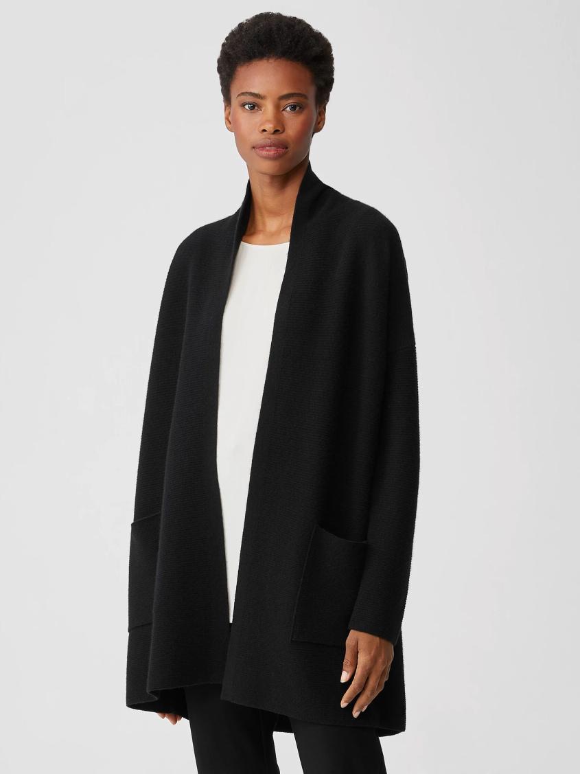 Eileen Fisher Sweaters & Cardigans | Italian Cashmere Links Cardigan Black - Women