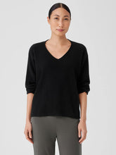 Eileen Fisher Sweaters & Cardigans | Italian Cashmere V-Neck Top Black - Women