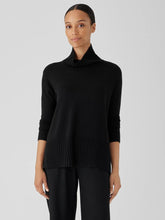 Eileen Fisher Sweaters & Cardigans | Merino Jersey Turtleneck In Regenerative Wool Black - Women