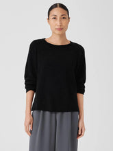 Eileen Fisher Sweaters & Cardigans | Organic Cotton Chenille Crew Neck Top Black - Women
