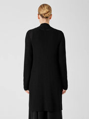 Eileen Fisher Sweaters & Cardigans | Organic Cotton Silk Cord Long Cardigan Black - Women
