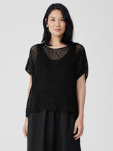 Eileen Fisher Sweaters & Cardigans | Organic Linen Délavé Bateau Neck Top Black - Women
