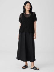 Eileen Fisher Sweaters & Cardigans | Organic Linen Délavé Bateau Neck Top Black - Women