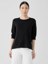 Eileen Fisher Sweaters & Cardigans | Peruvian Cotton Blend Crew Neck Top Black - Women
