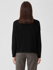 Eileen Fisher Sweaters & Cardigans | Peruvian Cotton Blend Crew Neck Top Black - Women