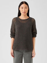 Eileen Fisher Sweaters & Cardigans | Peruvian Organic Cotton Boucle Crew Neck Top Black - Women