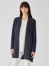 Eileen Fisher Sweaters & Cardigans | Peruvian Organic Cotton Crepe Cardigan Ocean - Women