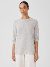 Eileen Fisher Sweaters & Cardigans | Peruvian Organic Cotton Crimp Crew Neck Long Top Sea Salt - Women