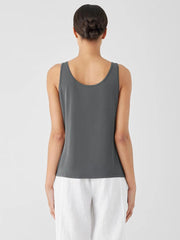 Eileen Fisher Sweaters & Cardigans | Stretch Silk Jersey Scoop Neck Tank Black - Women