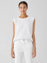 Eileen Fisher Tanks & Camis | Cozy Organic Cotton Slub Round Neck Tank Black - Women