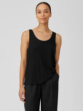Eileen Fisher Tanks & Camis | Organic Linen Jersey Tank Black - Women