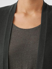 Eileen Fisher Tanks & Camis | Peruvian Organic Cotton Crepe Cardigan Ocean - Women