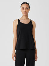 Eileen Fisher Tanks & Camis | Stretch Jersey Knit Scoop Neck Tank Black - Women