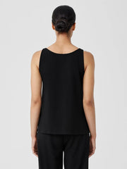 Eileen Fisher Tanks & Camis | Stretch Jersey Knit Scoop Neck Tank Black - Women