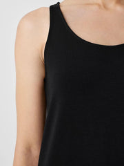 Eileen Fisher Tanks & Camis | Stretch Jersey Knit Scoop Neck Tank Black - Women