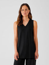 Eileen Fisher Tanks & Camis | Stretch Jersey Knit V-Neck Tank Black - Women